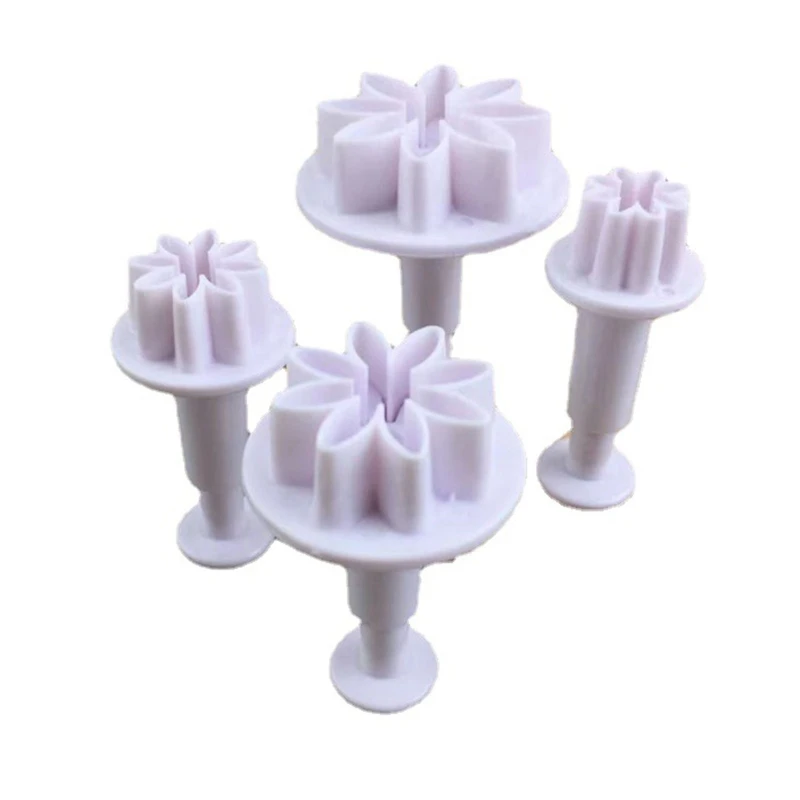 

Biscuit Cookie Cutter Pastry Plunger 3D Stamp Die Fondant Cake Decorating Tools
