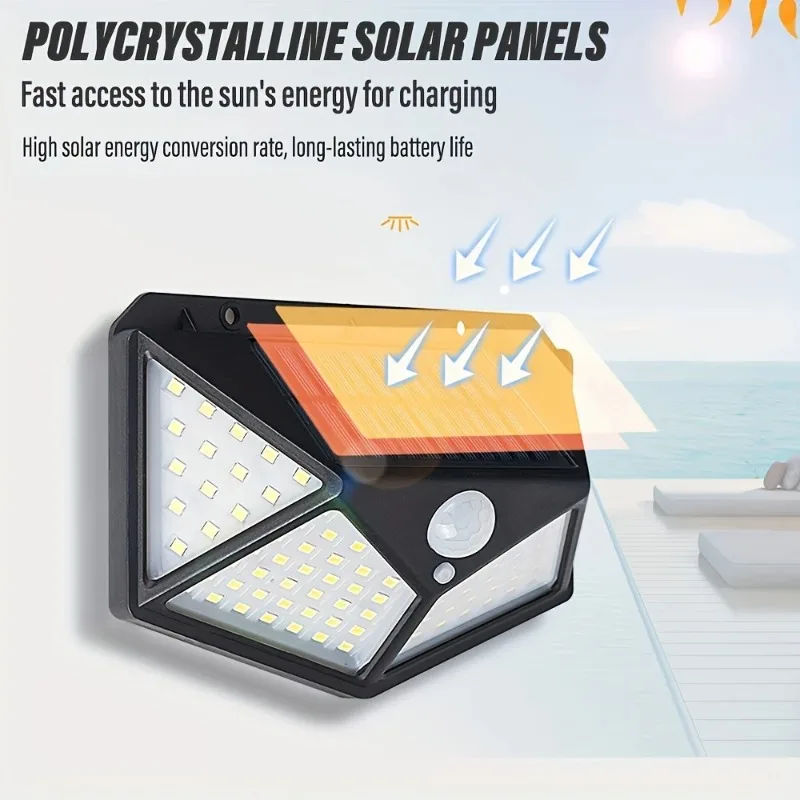 outdoor led solar light motion sensor outdoor wall sconce   led lights 4 side lights wall sconce solar flood lights for exterior walls decks patios garages patios gardens 3