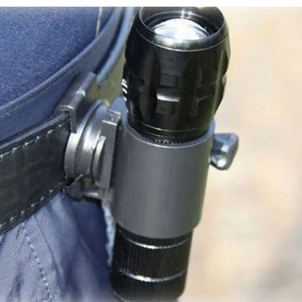Taschenlampenhalter, Lampenclip, Klemmhalterung, fahren Sie mit Vertrauen mit diesem einfach zu installierenden Fahrrad-Taschenlampenclip – Detail 4