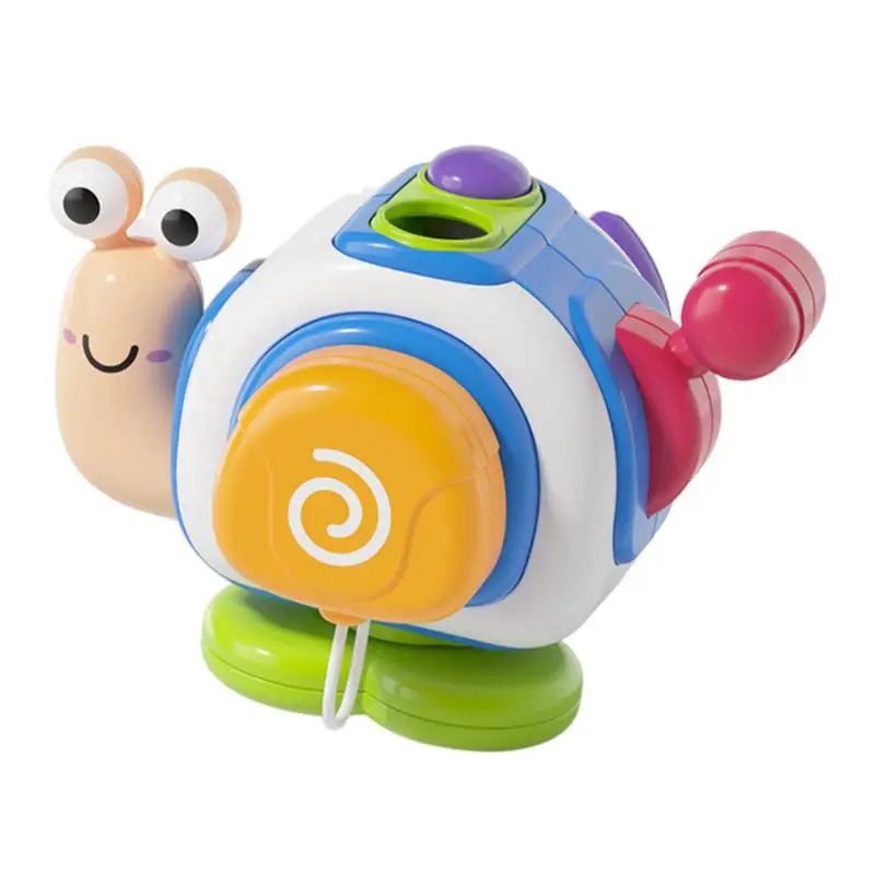 

Hand Grasping Ball Multi-Faceted Snail Design Color Cognition Aid Development Tool Montessori Sensory & Toddler For 6M To 3Year