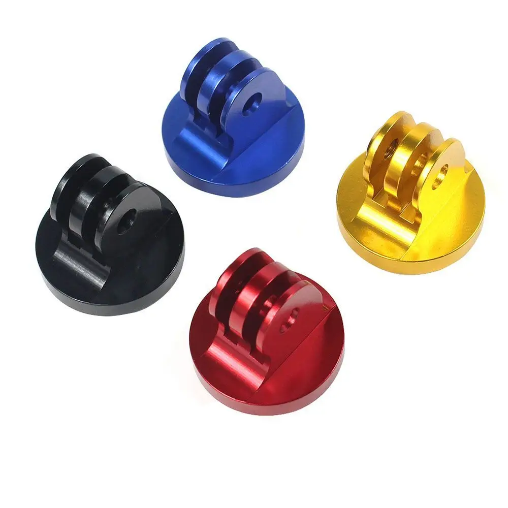 Aluminium Alloy Tripod Mount Adapter Base 1/4 Thread Adapter CNC 1Pcs for GoPro For Hero 10 9 8 7 6 5 4 Action Camera Accessory