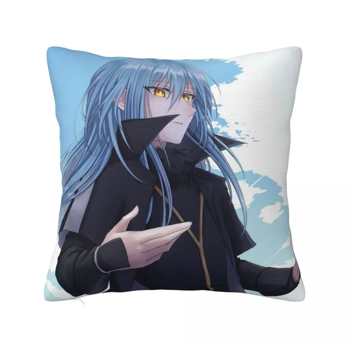 

That Time I Got Reincarnated As A Slime Pillowcase Fabric Cushion Cover Gift anime Slime Pillow Case Cover Home Square 40X40cm