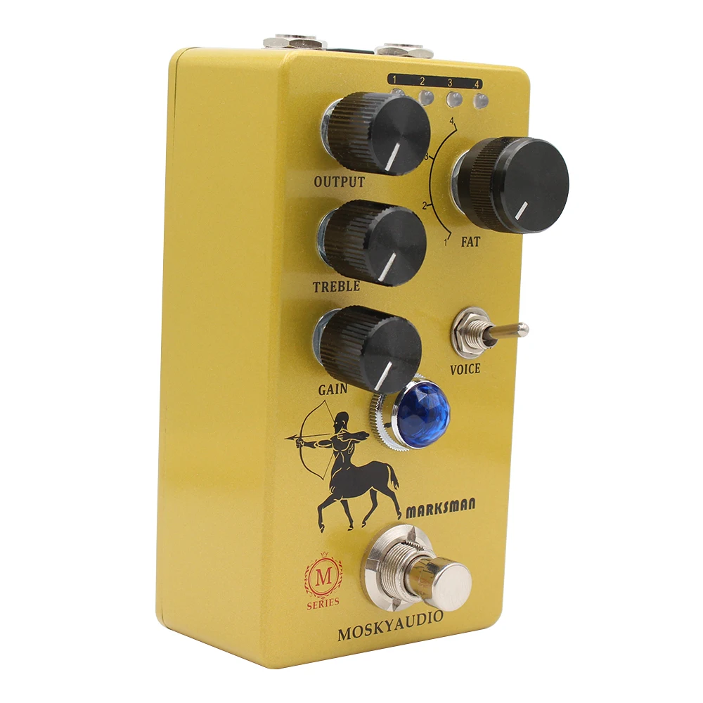MOSKYMARKSMANGuitarPedalOverdriveHighGainDistortionElectricGuitarEffects3Controls4