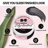 GOIPLE Edge Control Gel for Covering Gray Hair Filling In Thin Areas Black Styling Wax Strong Hold Broken Hair Finishing Pomade 2