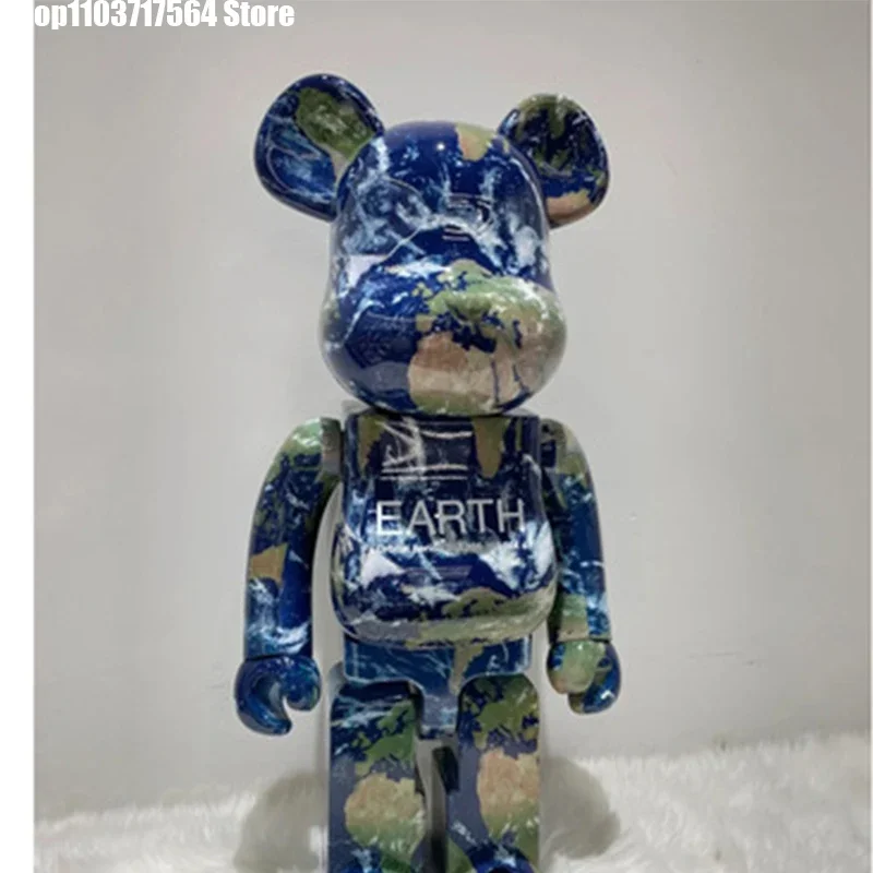 

Earth violence bear building blocks Bear star hand home wine cabinet decoration living room decoration doll