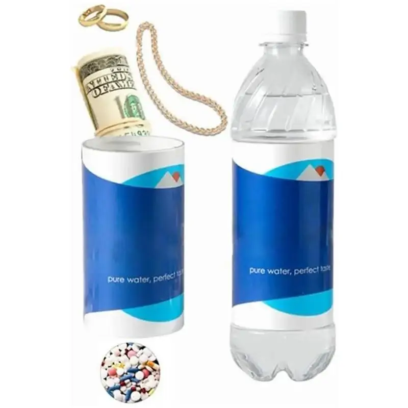 2025 New Water Bottle Diversion Safe Can Stash Hiddens Security Container With A Food Grade Smell Proof Bag For Travel