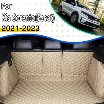 Tappetini bagagliaio posteriore per auto per Kia Sorento Gia Sorento MQ4 2021 2022 2023 5 posti Tappetino impermeabile Vassoio Tappeto Fango Accessori auto Interni