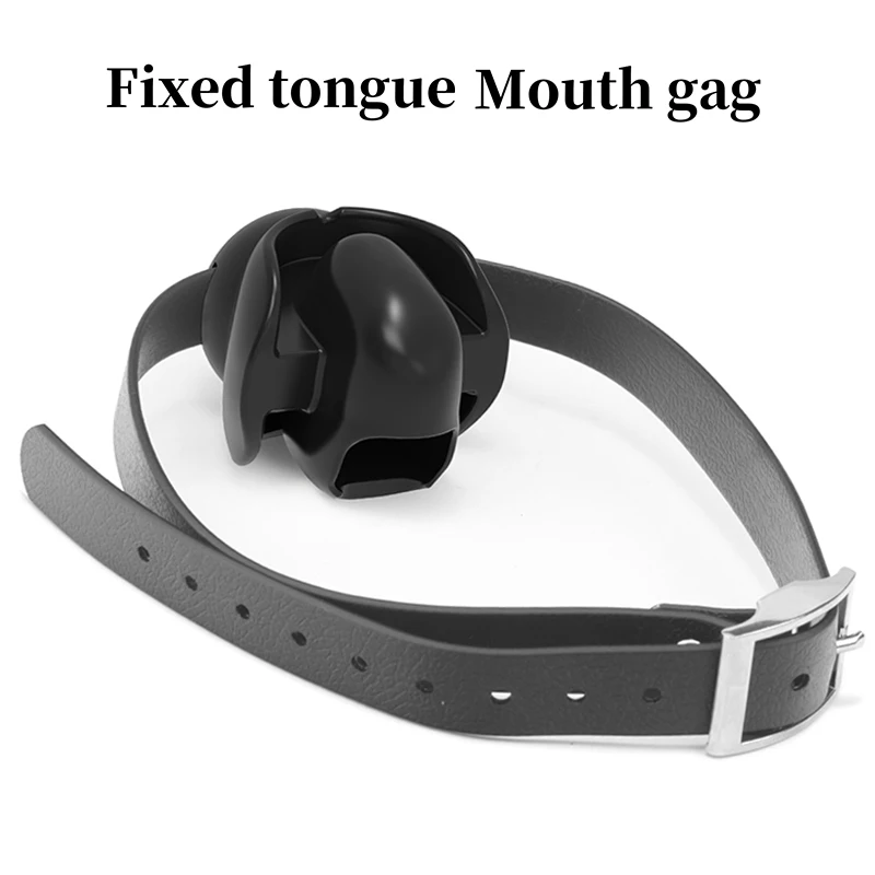 Erotic Sex Toy Silicone Mouth Gag Fixed Tongue Gag Ball Couple Adult Game Alternative Bondage Ball