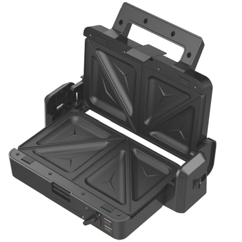 DSP Mini Waffle Maker Detachable Breakfast Sandwich Maker Toaster 4 In 1 Non Stick Sandwich