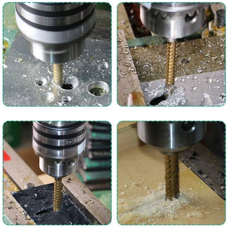 3/4/5/6pcs Cobalt Drill Bits drill bits Spiral Screw Metric Composite Tap