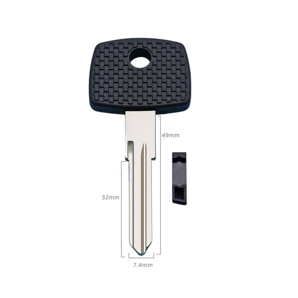 พวงกุญแจ 10 ชิ้น/ล็อต Transponder Key อะไหล่ Key Uncut ประตู Blank Chip Head Key สําหรับ Benz G รถบรรทุกเปลี่ยนใบมีด
