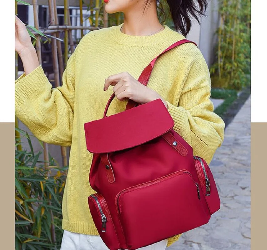 New Korean Style Fashion Men Women Oxford Backpack Casual Large Capacity School Bag Waterproof Outdoor Travel Shoulder Bags