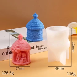 Divine Family Silicone Candle Mold for DIY Aromatherapy and Home Decor Crafting (C)