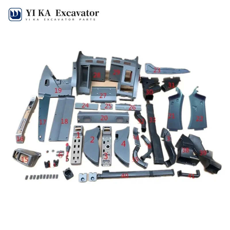 

For Daewoo Doosan DX150 200 220 260 225 258 300 Cab Interior Trim Panel Armrest Toolbox Excavator Parts