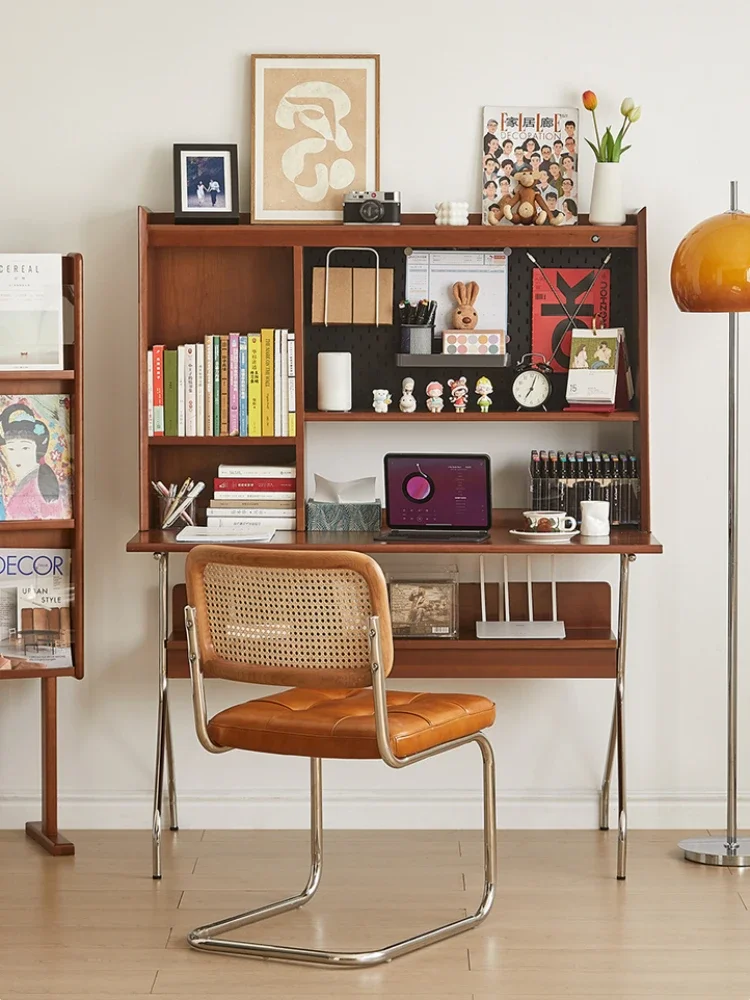 

Nordic Retro Office Desk Solid Wood Japanese Study Computer Learning Table Designer Work Bench Mesa Office Furniture KMOD