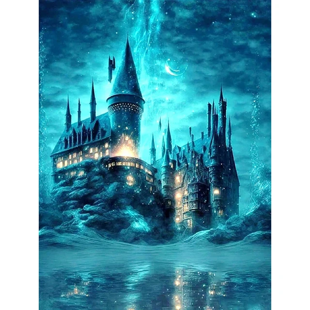 Harry Potter Diamond Painting Kit Hogwarts Dream Castle Sea Sticker Diamond  Embroidery Handmade DIY Mosaic Home Decoration - AliExpress