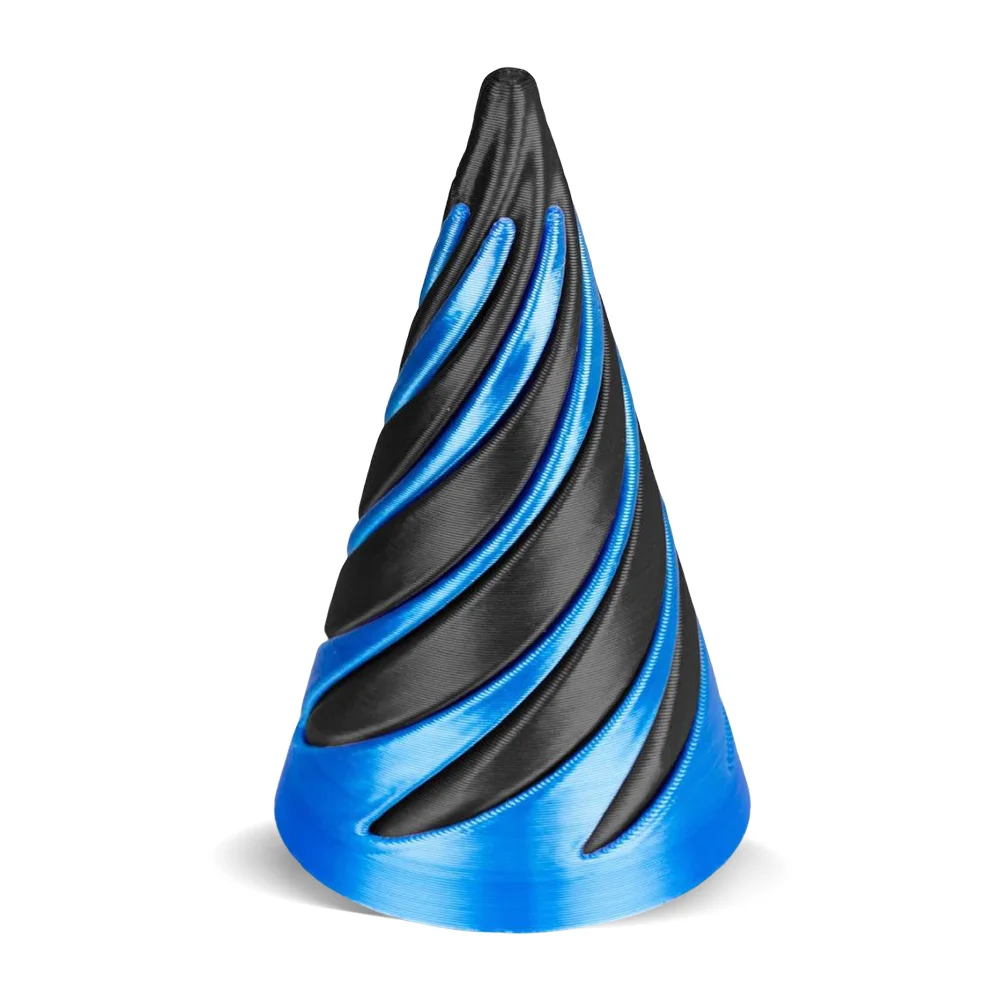 3D Printed Spiral Cone Toy Fidget Toy Stress Relief Impossible Pyramid Passthrough Sculpture Desk Toy Gifts for Kids and Adults