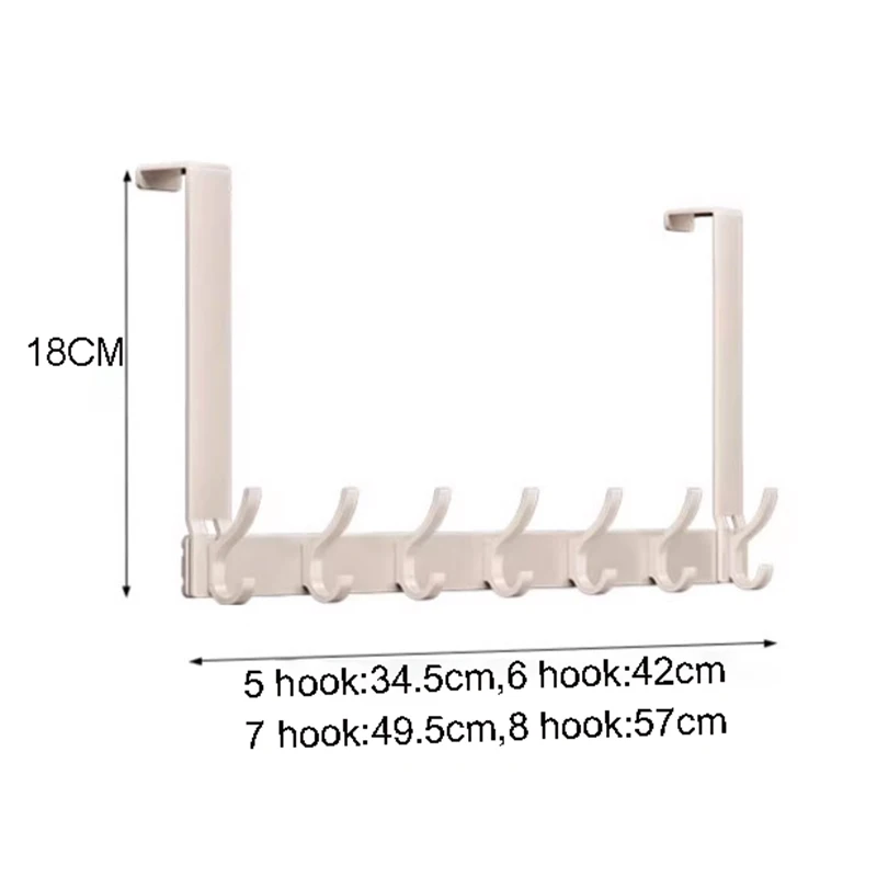 Over Door Storage Organizer Hanger Clothes Hooks Wall Hanger Coat Rack Home Storage Hook