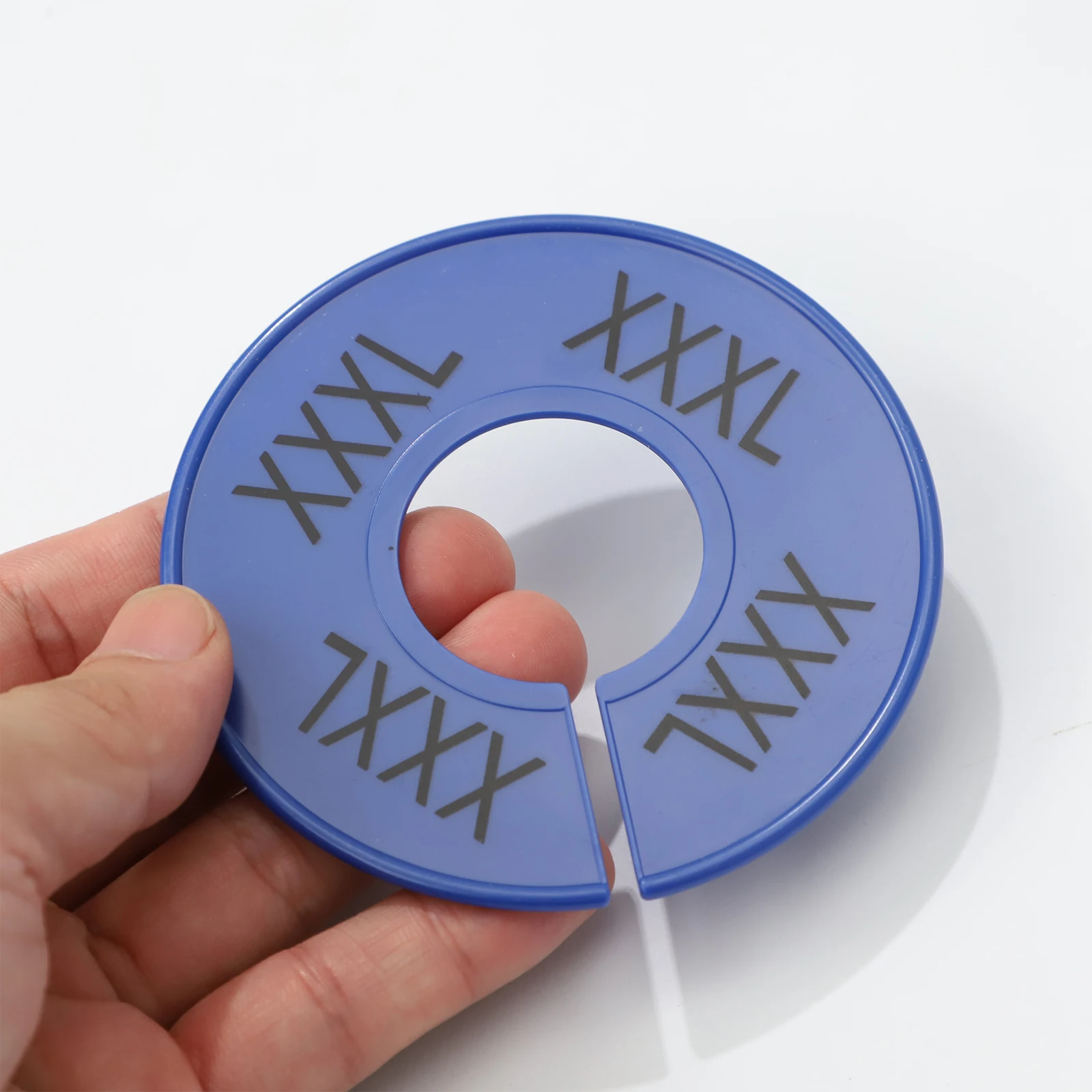 16 Divisori Per Appendini Abiti – 8 Colori, Da XXS A XXXL, Anelli Rotondi In Plastica 9 Cm Per Organizzare Armadio, Guardaroba E Negozi