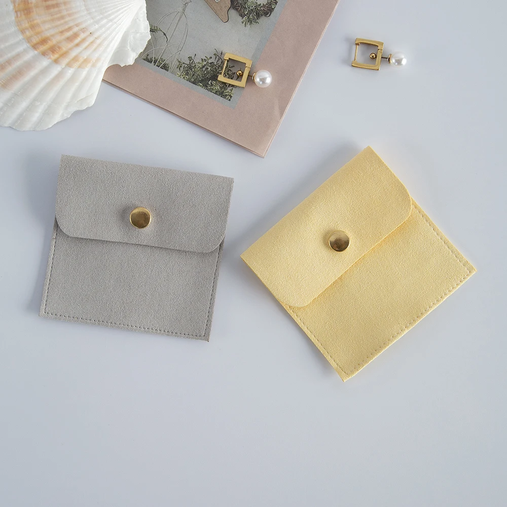 50 Stück Schmuck-Geschenktüten können individuelle Logo-Größe, Hochzeitsgeschenke für Gäste, Mikrofaser, Ring, Ohrringe, Armband, Verpackung, Organizer-Tasche – Detail 7