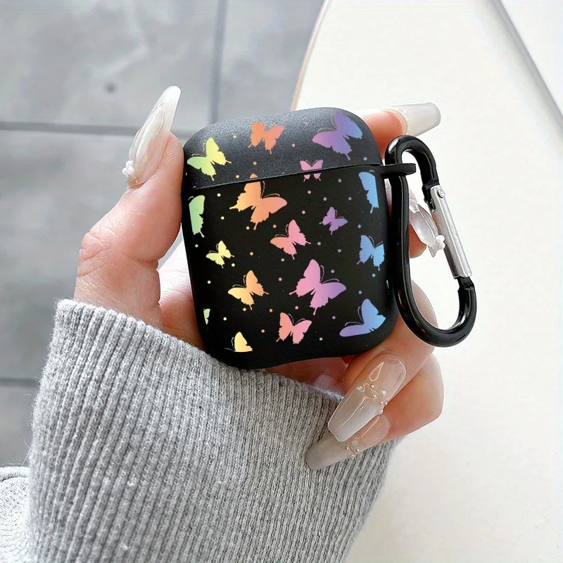 Colorful TPU AirPods Case with Keychain for Pro and Gen Models