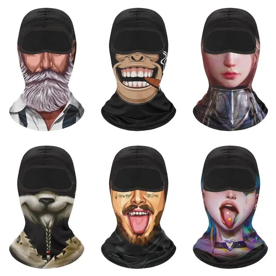 Balaclava Motocicleta HARONAR - Proteção UV E Vento