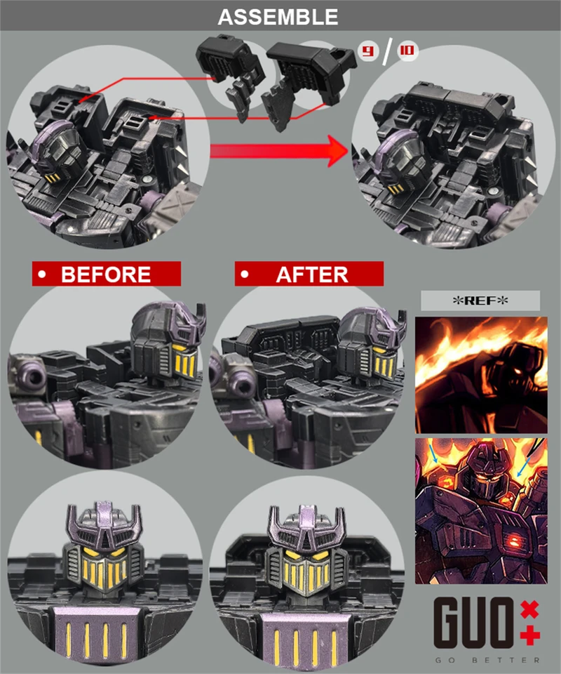 GO BETTER 充填パーツ アップグレードキット AOTP メガトロナス ザ