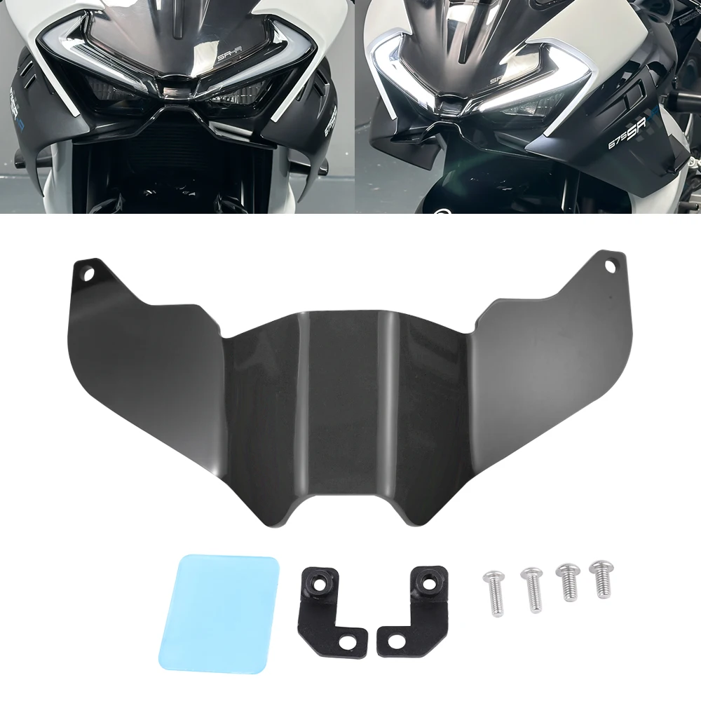 Kit Extension Aérodynamique Carénage Avant CFMOTO 675SR / 675SR-R / 675SS (2024-2025) - En Fibre Carbone Style