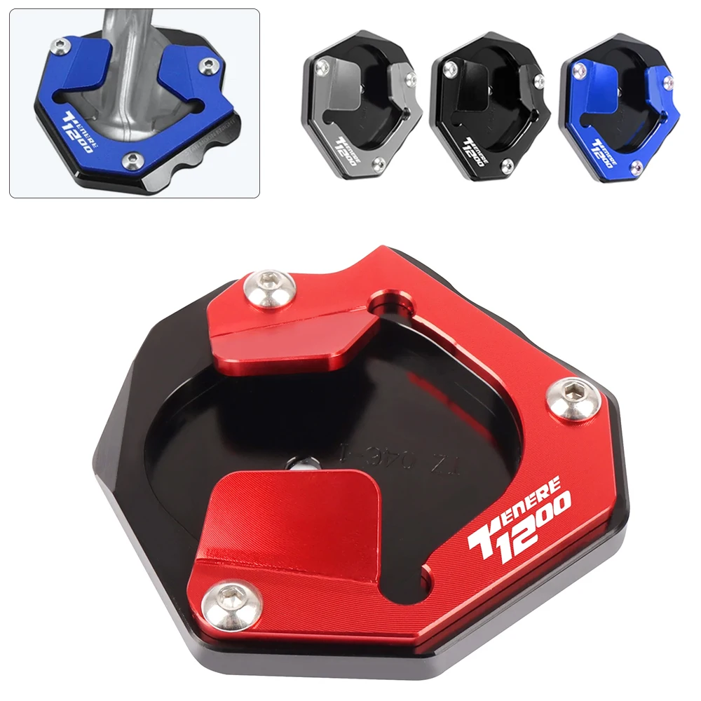Motorcycle CNC Kickstand Foot Side Stand Enlarge Extension Plate Pad for Yamaha XT 1200 Z Super Tenere 1200 XT1200Z XT1200ZE for motorcycle kickstand extender motorcycle kickstand pad motorcycle kickstand