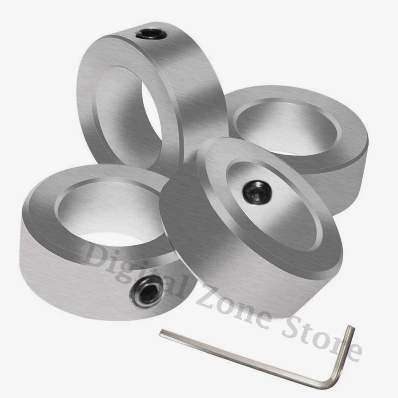 4Pcs Stainless Steel T8 Screw Lock Rings Lock Collars 8mm Shaft with