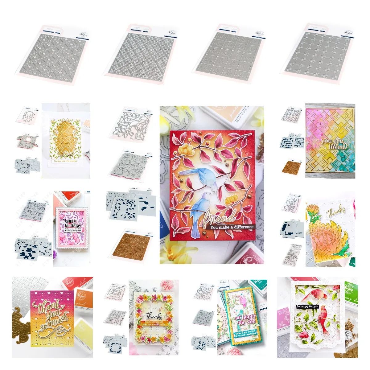 mini clear stamps 2022 New Spring Geo Blocks Solid Hot Foil Plate Layering Stencils Diy Paper Card Envelope Scrapbooking Coloring Embossed Molds alphabet clear stamp