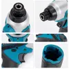 Hormy Compact 12V Electric Screwdriver 2500RPM 100N.m Cordless Impact Screw Driver Motor Compatible For Makita 10.8V Battery 6
