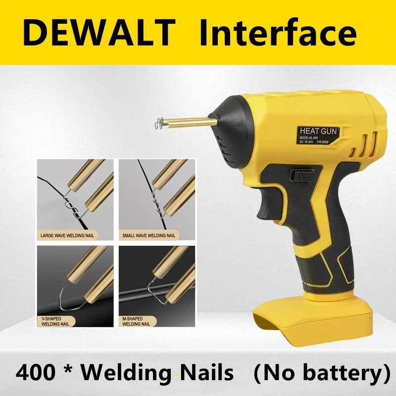 Plastics Welding Machine For MAKITA DEWALT Interface Car Panel Crack Repairs Kit Thermal Cutting Hot Stapler Plastic Repair Tool 2
