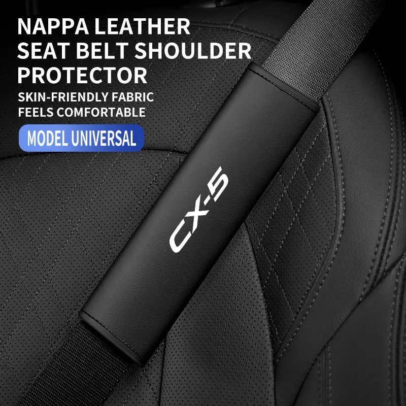 Seat Belt Covers Seat Belt Protector Safety Belt Shoulder Guard for Mazda CX-5 CX5 2013-