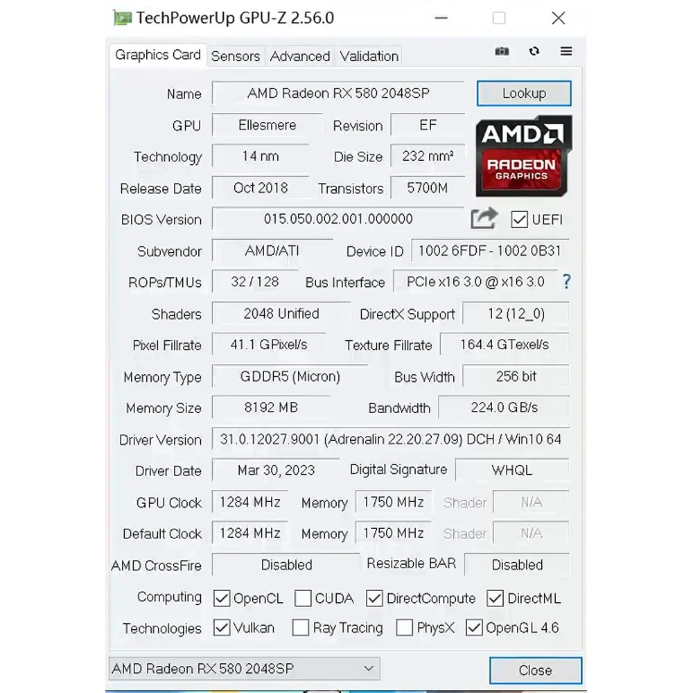 Рисунок 6 - Видеокарта SOYO AMD Radeon RX580 8G GDDR5