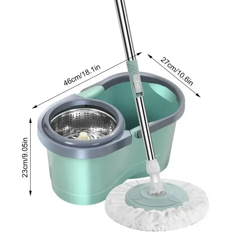 

Spins Automatic Kitchen Bucket Living And Labour-saving Wringer Household With Set Mop Cleaning For Room
