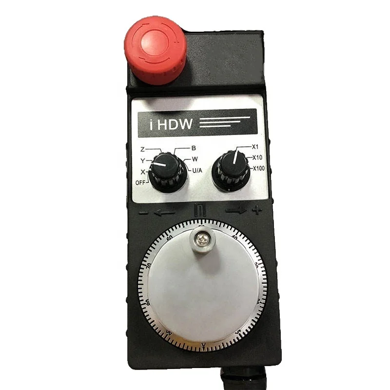 IHDW 7축 100PPR 5V CNC 펄스 엔코더 범용형(비상 정지 버튼 핸드휠 포함)