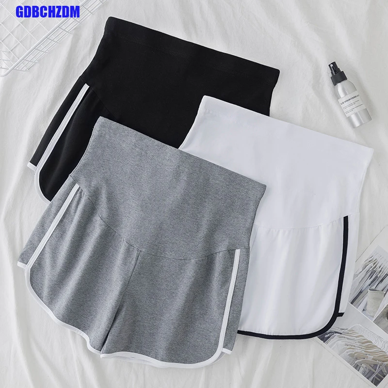 Pregnant Shorts Summer Thin Cotton Maternity Shorts Adjustable Belly Shorts Clothes for Pregnant Women Casual Pregnancy Sleep Home Wear