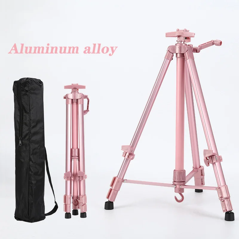 50-150CM 조정 가능한 휴대용 금속 스케치 이젤 스탠드 야외 그림 아티스트 미술 용품에 대 한 접이식 여행 알루미늄 합금