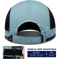 GADIEMKENSD Folding Running Man Hat Visors Sport Cap Summer Mesh Quick-Drying Caps Unisex M38 3