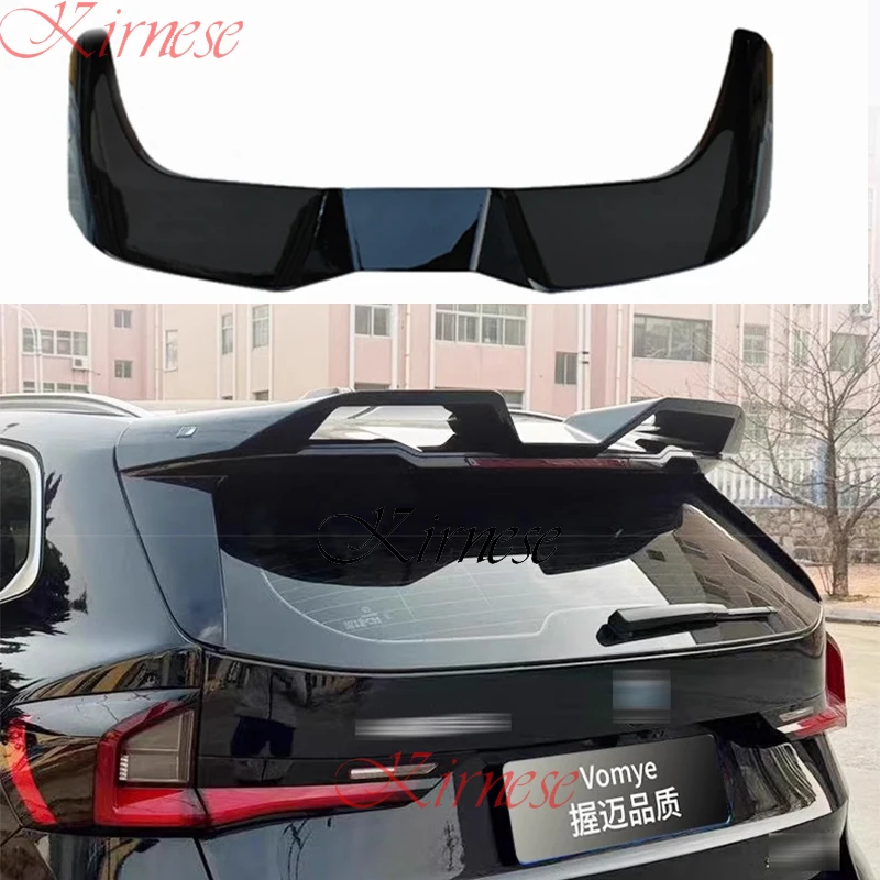 

For BMW new U10 U11 X1 IX1 2023+ Roof Spoiler ABS Plastic Unpainted Color Rear Spoiler Wing Trunk Lip Boot Cover Car Styling