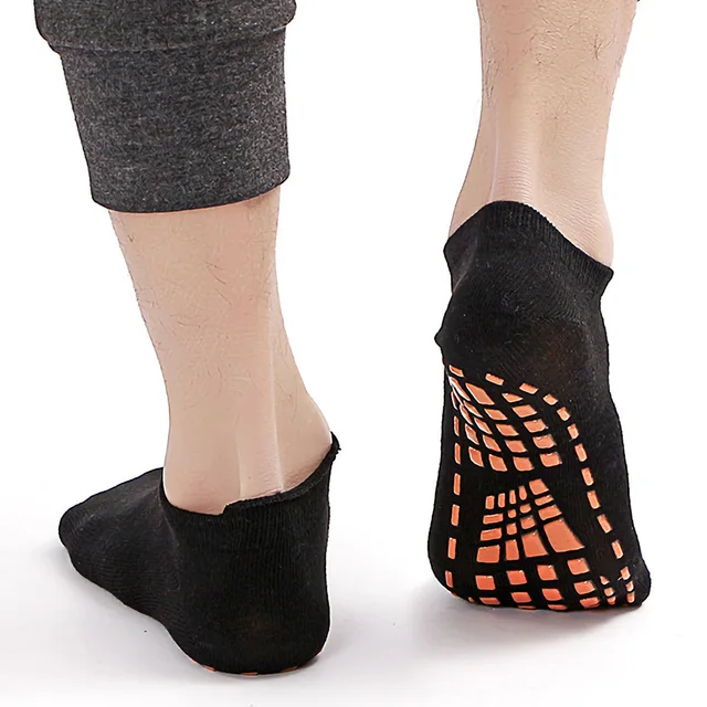 1/4 Pairs Unisex Silicone Non Slip Grip Trampoline Socks For Women's and Men's Hospital Yoga Pilates Indoor Sports 6