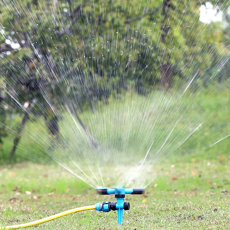 Ground Inserted 360 Degree Rotating Automatic Irrigation Adjustable Spray Nozzle For Gardens And Lawns garden sprinkler plants irrigation kits drip irrigation