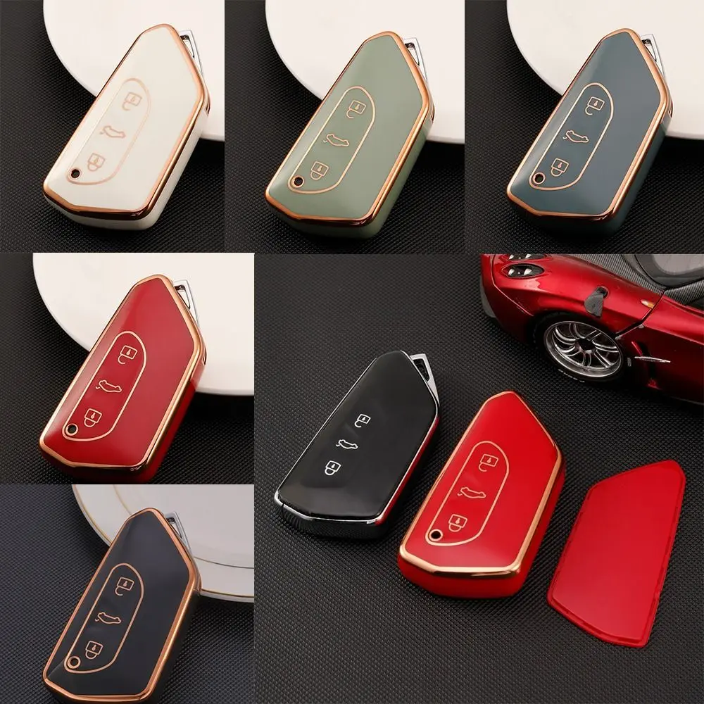 Tpu Remote Key Case Key Protector Skin Car Key Case Per Vw/Volkswagen/Golf 8 Mk8 Id.3 Id.4/Cupra/Skoda/Octavia A8 Seat