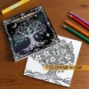 TREE MANDALA Coloring Book 24 Pages For Adults And Teens Mandala Art Theme Kill Time Graffiti Painting Drawing Gift 6