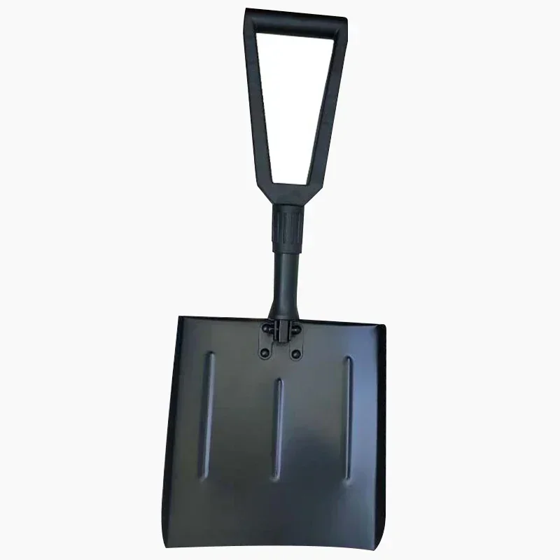 Aluminum Alloy Lightweight Foldable Snow Shovel for Camping Auto Emergency Non slip Snow Removal Tool Collapsible Portable 2