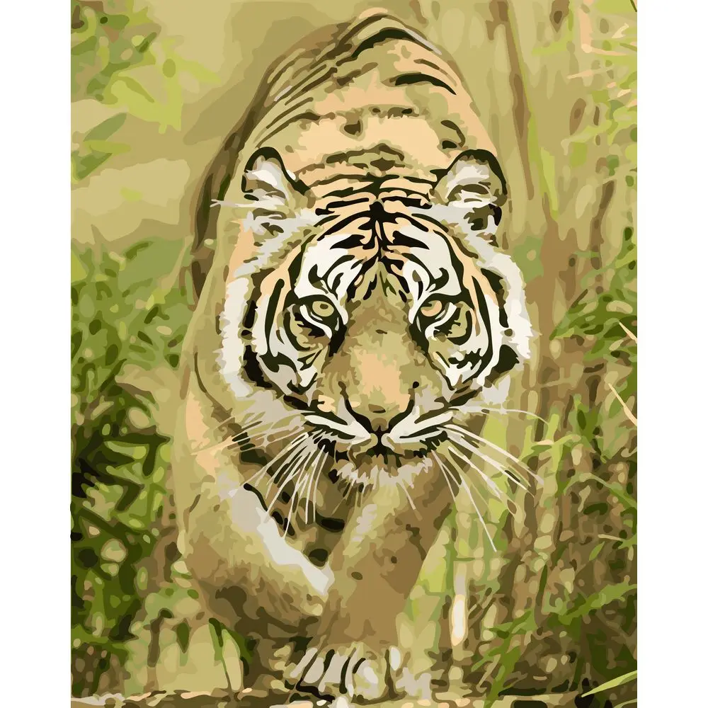 

№ 1063 Раскраска по номерам, раскраска маслом своими руками, картина по номерам, подарок для рисования, холст, Декор, Новое поступление