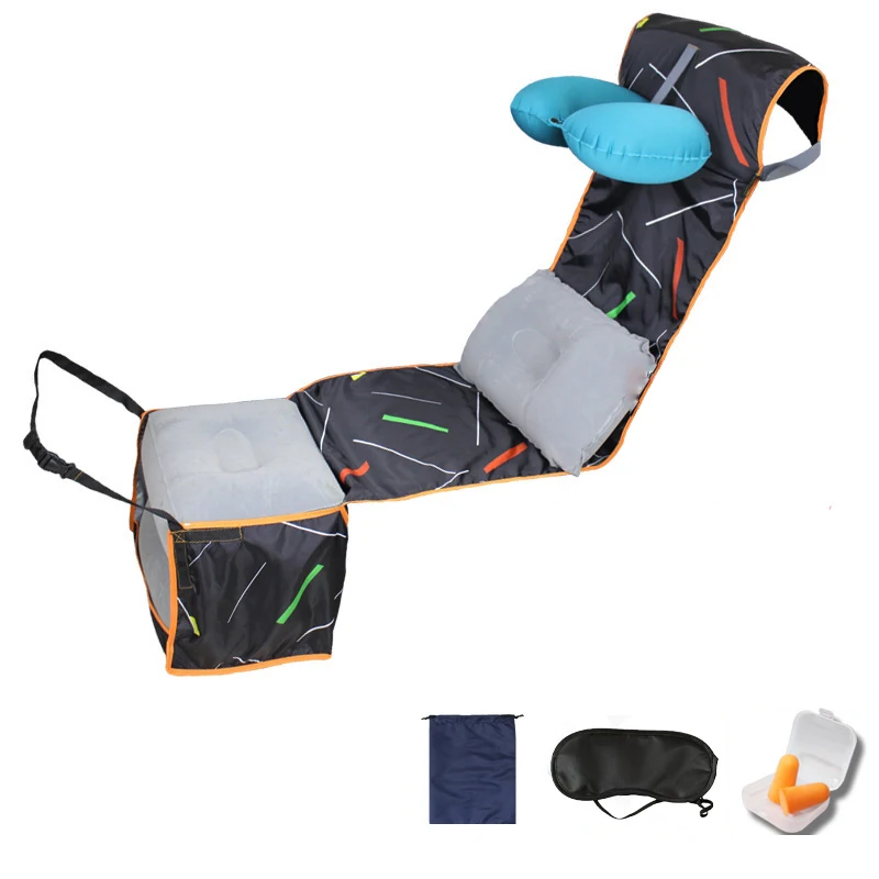 Baby Bed Inflation Free Mattresses Car Rear Folding Kid Sleeping Bed Children's Travel Accessory High-Speed Rail Plane Adult