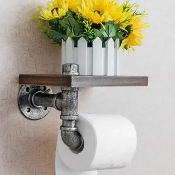 industrial pipe toilet paper holder