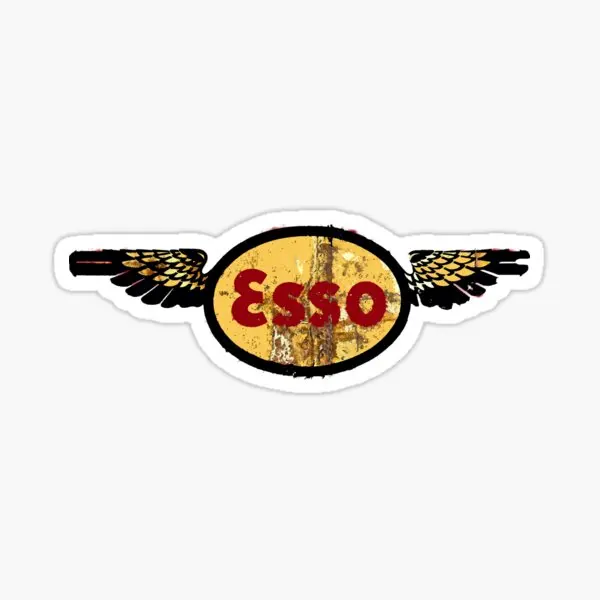 

Винтажный графический знак Esso Exxon для авиации, 5 шт., автомобильные наклейки для украшения, забавное искусство на мотоцикле, комната, Декор автомобиля, окно, багаж